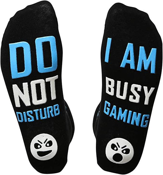 Do Not Disturb I am Busy Gaming Socks