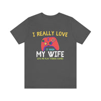 wife appreciation gaming shirt