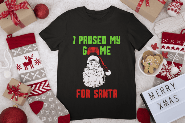 gaming santa shirt